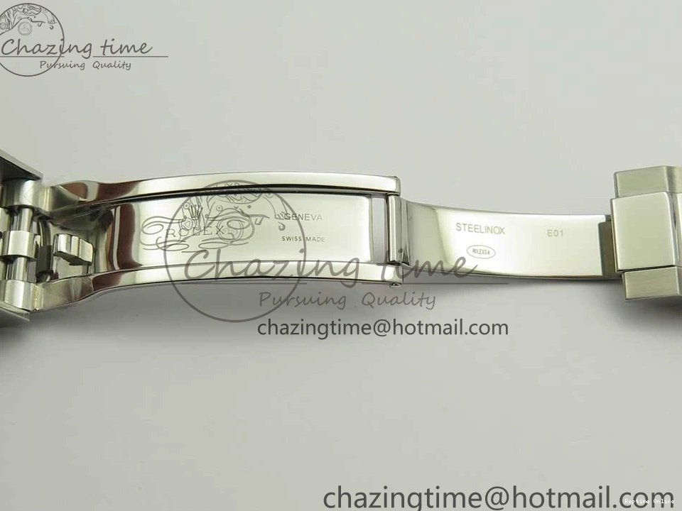 0201 UrbanChic GMT-Master II 126710 BLRO BPF Black Green Ceramic Bezel SS Black Dial on SS Jubilee Bracelet A 3347